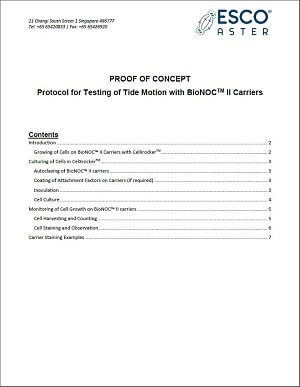 Testing BioNOC™ II Carriers