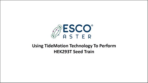 Using TideMotion Technology To Perform HEK293T Seed train